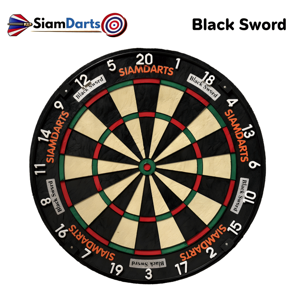 กระดานปาเป้า SIAMDARTS BLACK SWORD DARTBOARD 18"